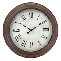 Classic Roman Numeral Round Wall Clock, 12"