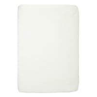 Honeybloom Waffle Textured White Bath Towel, 30x54