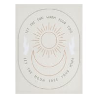 Sun & Moon Canvas Wall Art, 12x16