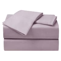 4-Piece Purple Microfiber Essential Sheet Set, King