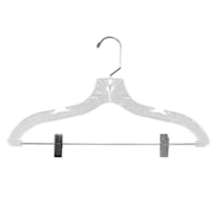 3-Piece Hangers with Clips, Crystal