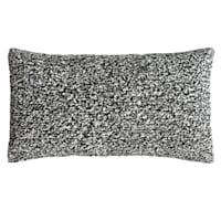 Ty Pennington White Spotted Boucle Throw Pillow, 14x24