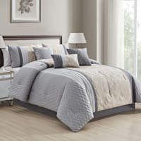 7-Piece Asher Multicolor Comforter Set, King