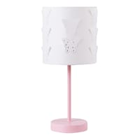 Tiny Dreamers Pink Metal Butterfly Lamp with Shade, 15"