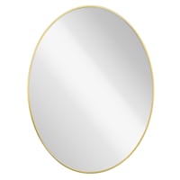Gold Oval Wall Mirror, 24x32