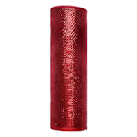 10.5" Red Mesh Ribbon, 10yd