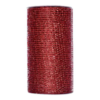 6" Red Mesh Ribbon, 10yd