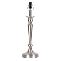 Brushed Metal Medium Table Lamp Base, 20"