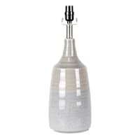 Grey & Blue Ceramic Medium Table Lamp Base, 19"