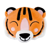 Tiny Dreamers Tiger Head Plush Pillow, 11.7"
