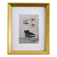 11x14 Matted to 8x10 Linear Profile Double Mat Portrait Wall Frame
