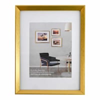 11x14 Matted to 8x10 Frame, Gold