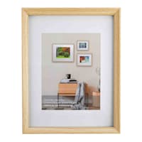 11x14 Matted to 8x10 Wall Frame, Natural
