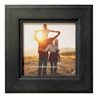 Barnwood Black Tabletop Picture Frame, 4x4