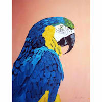 Parrot Canvas Wall Art, 12x16
