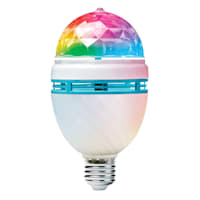 Spinning RGB Party LED Bulb