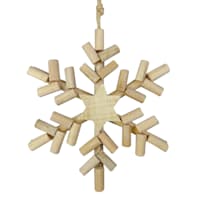 Ty Pennington Brown & White Snowflake Decor, 7
