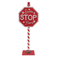 The Elf on the Shelf® Santa Stop Here Sign, 29"