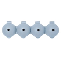 4-Section Ice Ball Tray, Blue