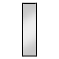 Black Basic Leaner Mirror, 14x50