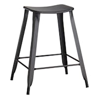 Neil Counter Stool, Black