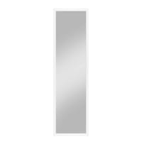 White Basic Leaner Mirror, 14x50