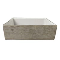 Tan Storage Basket, Large