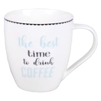 Best Time to Drink Coffee Mug, 17oz