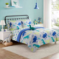Tiny Dreamers Dino Land Printed Comforter Set, Full