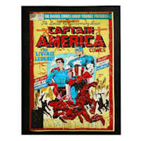 Captain America Canvas Wall Art, 14x18