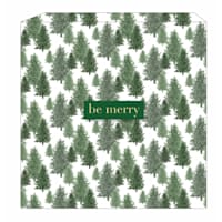 Pine Trees Gift Card Holder with Flip Top Lid