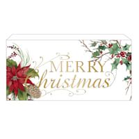 White Merry Christmas Money Gift Box Holder