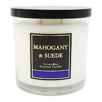 Mahogany & Suede Scented Jar Candle, 13.4oz