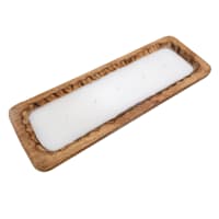 Honeybloom Citrus Grove Scented Wood Dough Bowl Candle, 30oz
