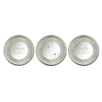 3-Piece Turn Troubles Into Bubbles Wall Mirror Set, 10"
