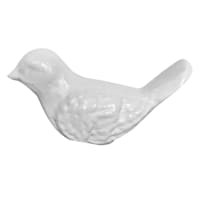Honeybloom White Bird Finial, 1.5"