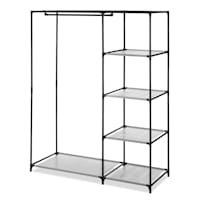 Space Maker Garment Rack, Brown