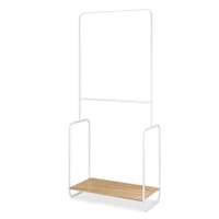 2-Rod Metal Retro Garment Rack