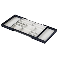 Velvet Expandable Jewelry Organizer, Black
