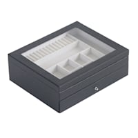 Vinyl Jewelry Organizer, Black