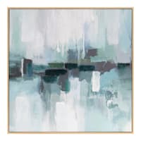 Framed Abstract Canvas Wall Art, 30"