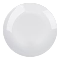 White Porcelain Coupe Dinner Plate, 10.5"