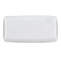 White Porcelain Rectangle Platter, 16"