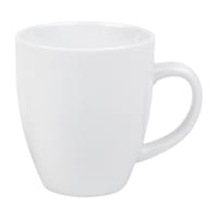 Bistro White Porcelain Mug, 16oz