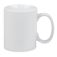Bistro White Porcelain Mug, 14oz