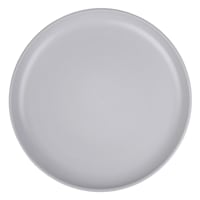Set of 4 Stackable Ivory Dinner Plates, 10.5"