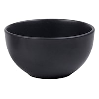 Set of 4 Cool Grey Stoneware Cereal Bowl, 5.5"