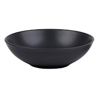 Set of 4 Cool Grey Dinner Bowls, 7"