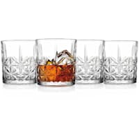 Set of 4 Double Old Fashioned Glasses, 11.5oz