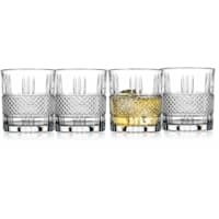 Set of 4 Dotted Double Old Fashioned Glasses, 11.5oz